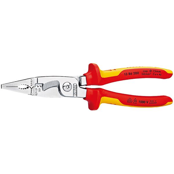 KNIPEX（クニペックス）1386-200 絶縁エレクトロプライヤー （SB）