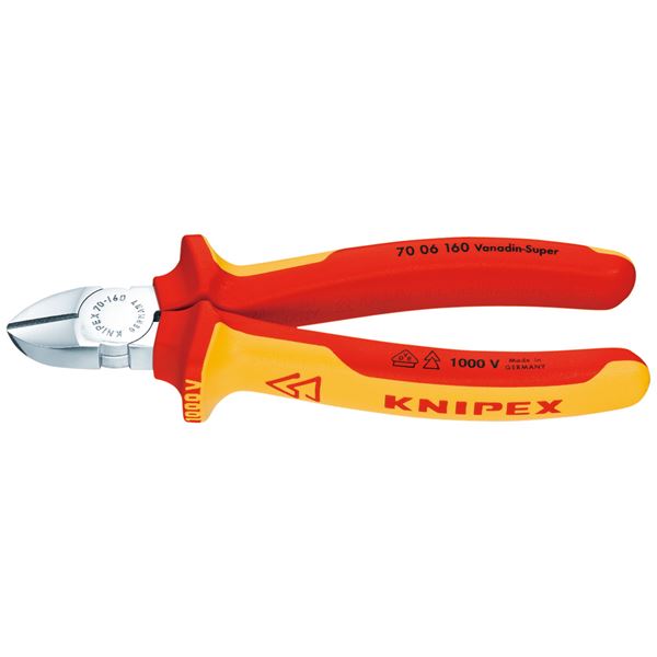 KNIPEX（クニペックス）7006-125 絶縁斜ニッパー 1000V