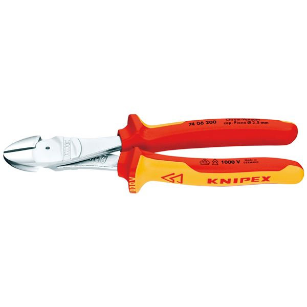 KNIPEX（クニペックス）7406-250 絶縁強力斜ニッパー 1000V