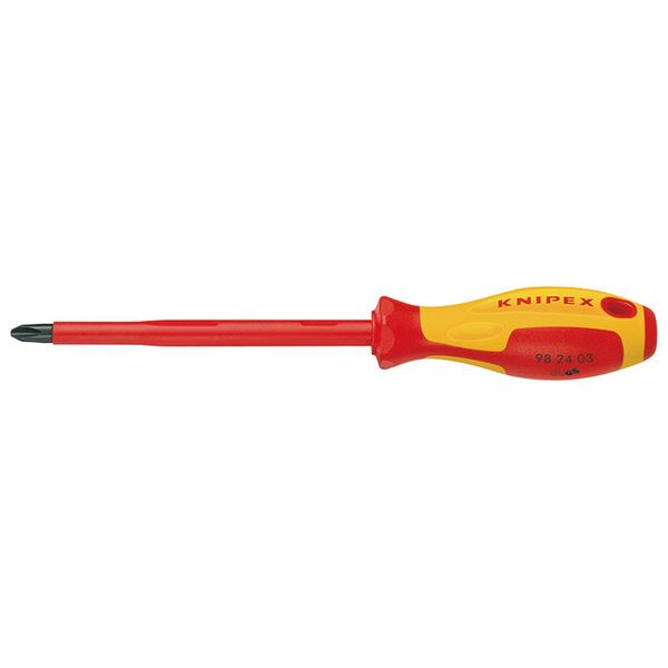 KNIPEX（クニペックス）9824-03 （+） 絶縁ドライバー 1000V