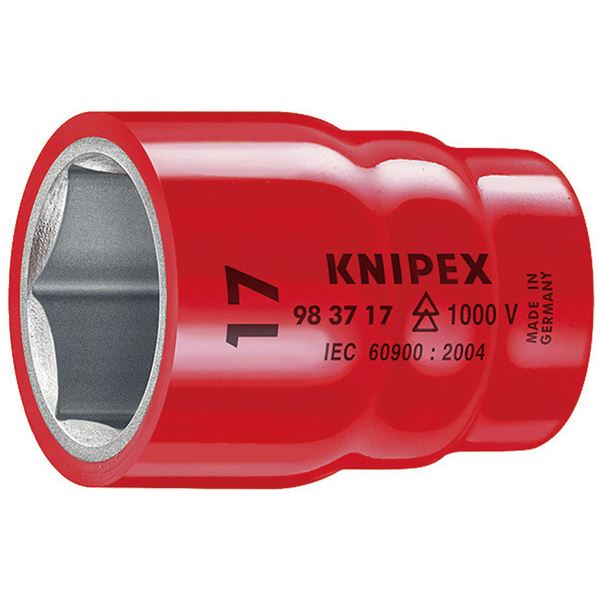 KNIPEX（クニペックス）9837-10 （3／8SQ） 絶縁ソケット 1000V