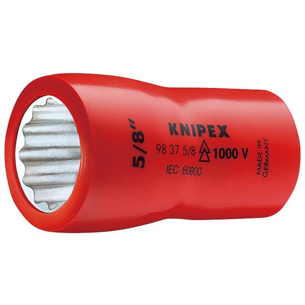 KNIPEX（クニペックス）9837-5／16 （3／8SQ） 絶縁ソケット 1000V