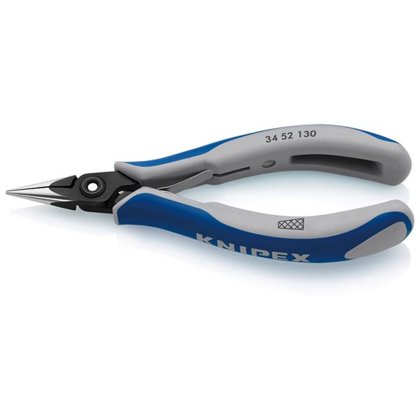 KNIPEX（クニペックス）3452-130 精密プライヤー 丸 クロスメッシュ