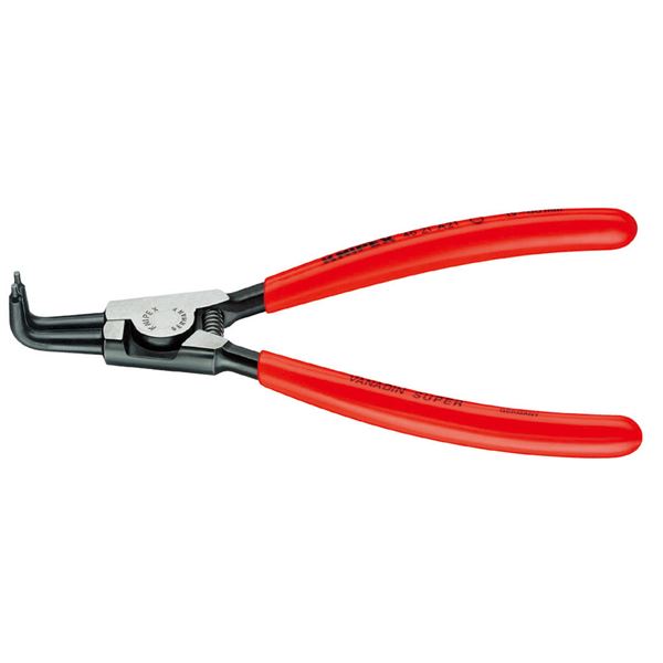 KNIPEX（クニペックス）4621-A01 軸用スナップリングプライヤー 曲（SB）