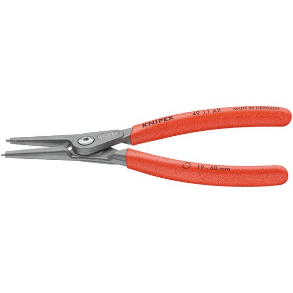 KNIPEX（クニペックス）4911-A0 軸用精密スナップリングプライヤー 直（SB）