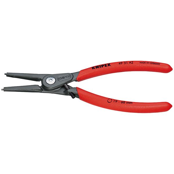 KNIPEX（クニペックス）4931-A1 軸用精密スナップリングプライヤー 直