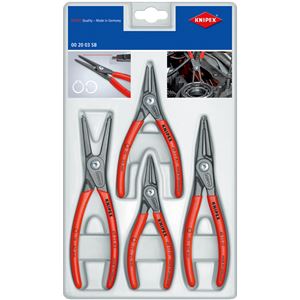 KNIPEX（クニペックス）002003SB 精密スナップリングプライヤーセット（4本組）