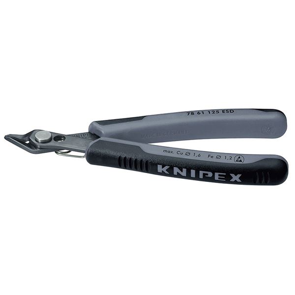 KNIPEX（クニペックス）7861-125ESD エレクトロニクス スーパーニッパー （SB）