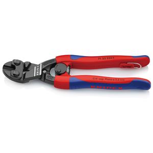 KNIPEX（クニペックス）7122-200TBK 小型クリッパー ベントヘッド バネ付