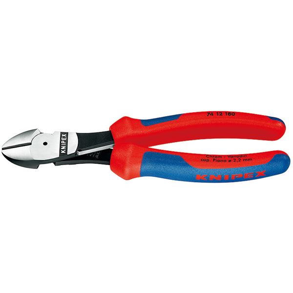 KNIPEX（クニペックス）7412-160 バネ付強力型斜ニッパー （SB）