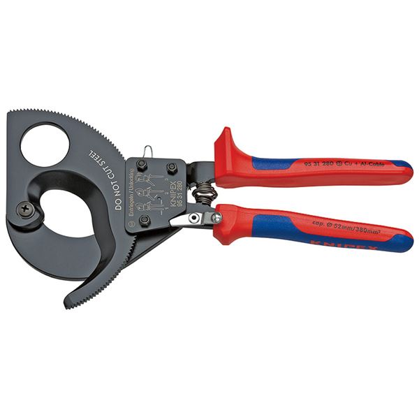 KNIPEX（クニペックス）9531-280 ケーブルカッター（ラチェット式）