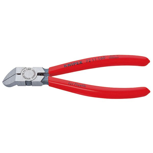 KNIPEX（クニペックス）7211-160 プラスチック用ニッパー 45゜（SB）