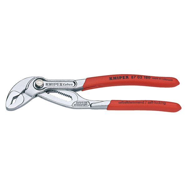 KNIPEX（クニペックス）8703-180 コブラ ウォーターポンププライヤー