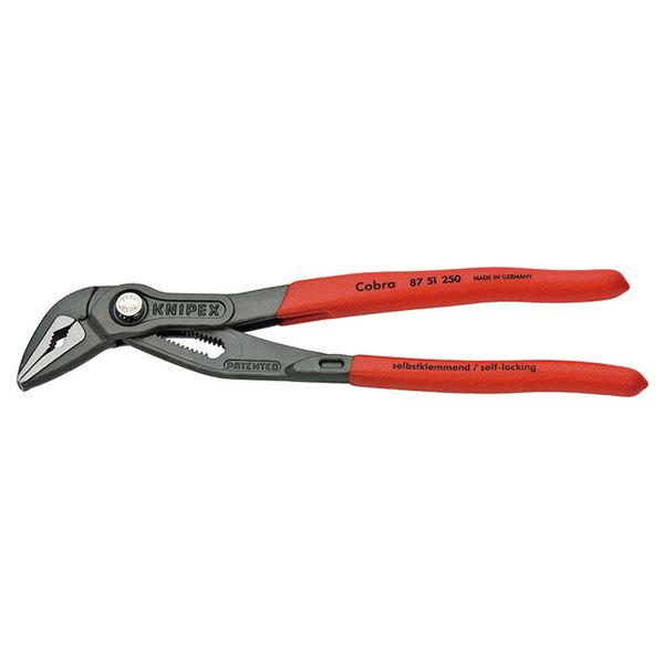 KNIPEX（クニペックス）8751-250 コブラエクストラスリムウォーターポンププライヤー（SB