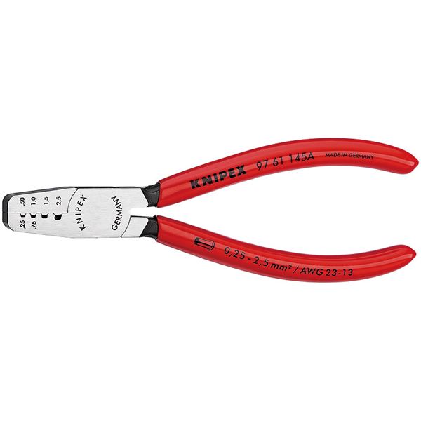 KNIPEX（クニペックス）9761-145A エンドスリーブ用圧着ペンチ （SB）