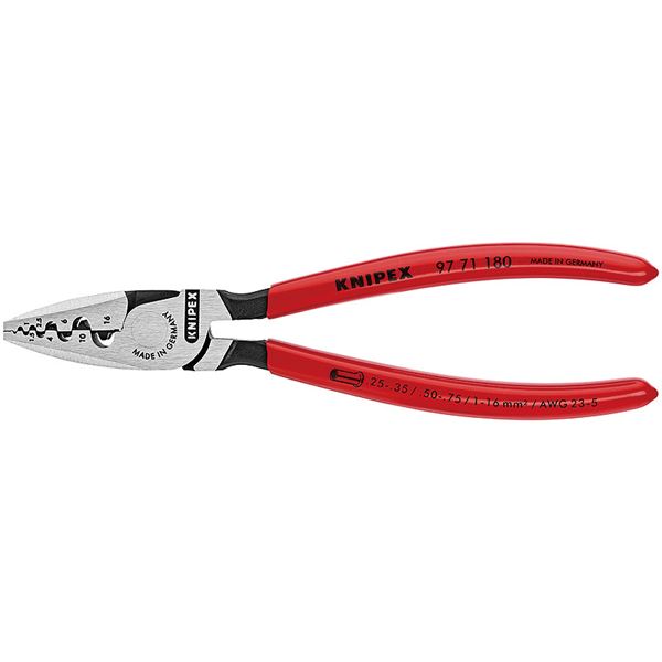 KNIPEX（クニペックス）9771-180 エンドスリーブ用圧着ペンチ （SB）