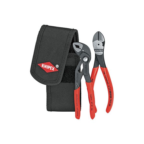 KNIPEX（クニペックス）002072V02 ミニコブラ + ニッパーセット