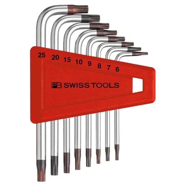 PB SWISS TOOLS 410H／6-25 L型ヘクスローブレンチセット（パックなし）