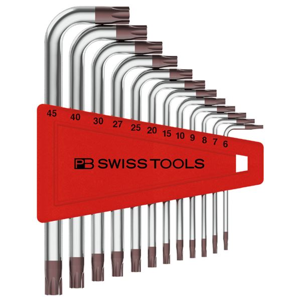 PB SWISS TOOLS 410H／6-45 L型ヘクスローブレンチセット（パックなし）