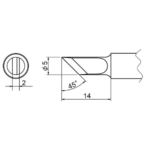 白光 T20-K FX-838用こて先 K型