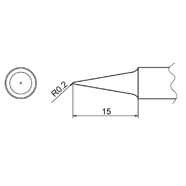 白光 T20-BL FX-838用こて先 BL型