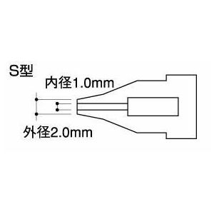 白光 A1003 ノズル／1.0MM S型