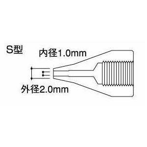 白光 A1499 ノズル 1.0MM S型