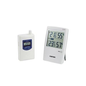 カスタム HI-01RF 熱中症警告インジケーター付 温湿度モニター - 拡大画像