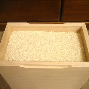 桐の米びつ/ライスストッカー 【20kg用/無地】 泉州留河 日本製 商品写真3
