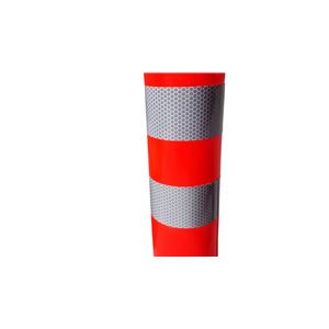【1本】PVC製視線誘導標/ソフトコーンH 【赤色】 高さ460mm 専用固定アンカーセット 商品写真4