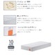 TEMPUR かため 低反発マットレス  シングル『コントゥアスプリーム21 〜テンピュール材のかたさとサポート力で抜群の心地よさ〜』 正規品 10年保証付き - 縮小画像4