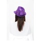 【コスプレ】 スパンコールハット /帽子 【パープル】 ポリエステル製 頭囲約60ｃｍ 〔イベント 仮装 舞台小物〕 - 縮小画像5