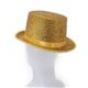 DXシルクハット/パーティーグッズ 【ゴールド】 ポリエステル製 頭囲約60ｃｍ 〔コスプレ 仮装 舞台小物〕 - 縮小画像4
