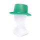 シルクハット/パーティーグッズ 【グリーン】 ナイロン製 頭囲約60ｃｍ 〔コスプレ 仮装 舞台小物〕 - 縮小画像2