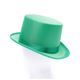 シルクハット/パーティーグッズ 【グリーン】 ナイロン製 頭囲約60ｃｍ 〔コスプレ 仮装 舞台小物〕 - 縮小画像5