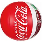 ビーチボール 【50cm】 コカ・コーラ コンツアーボトル柄 塩化ビニール樹脂製 〔プール ビーチ 海外旅行〕