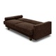 ソファベッド  3人掛け DBR ダークブラウン - 縮小画像2
