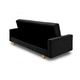 ソファベッド  3人掛け BK ブラック - 縮小画像3