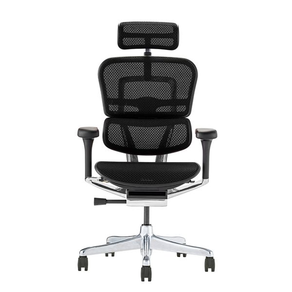 エルゴヒューマン プロ2 ハイタイプ （ブラックフレーム×ブラック）EHP2-HAM-DR-BF-BK【PU】新基盤 組立品【代引不可】