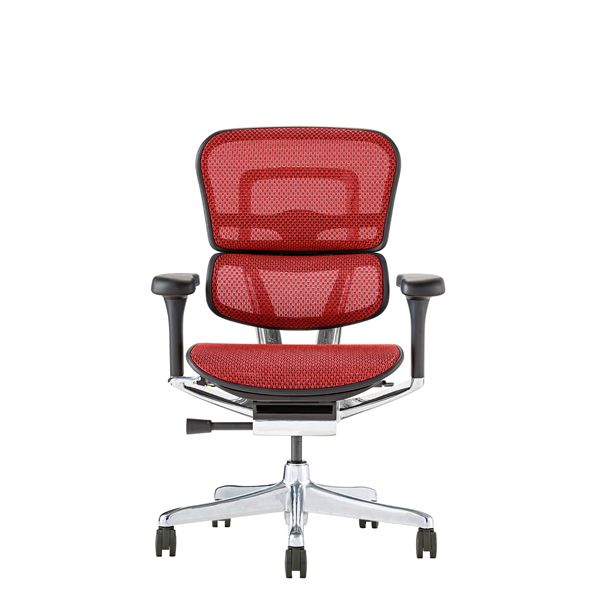 エルゴヒューマン プロ2 ロータイプ（ブラックフレーム×レッド）EHP2-LAM-DR-BF-RD【PU】新基盤 組立品【代引不可】