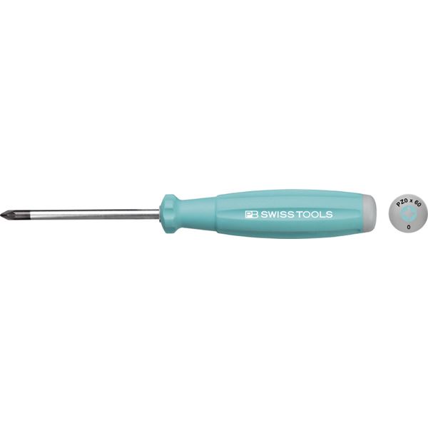 PB SWISS TOOLS 8192-0-60LG レインボーポジドライバー 水色