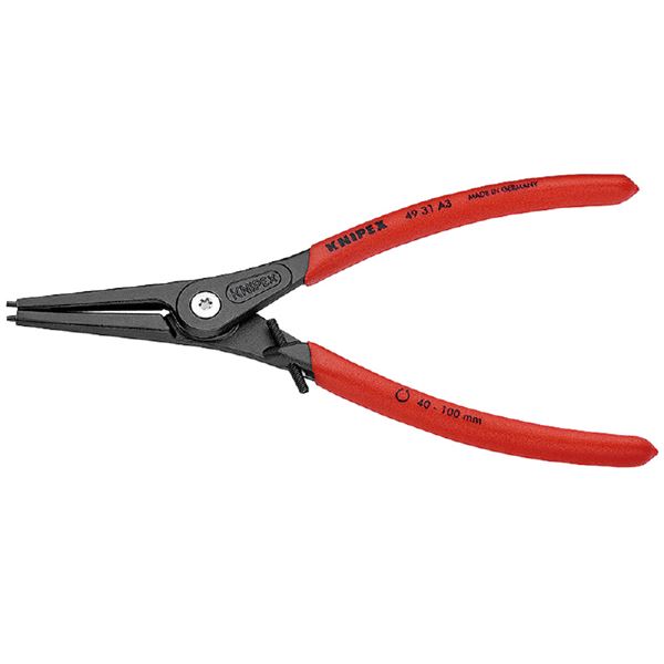 KNIPEX（クニペックス） 4931-A3 軸用精密スナップリングプライヤー 直