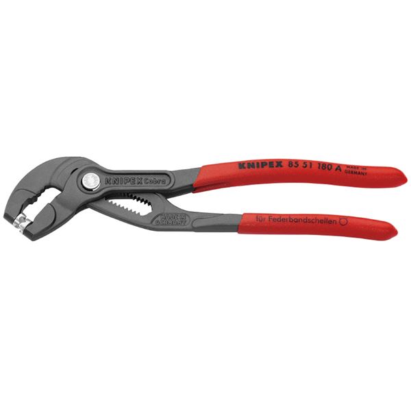 KNIPEX（クニペックス） 8551-180ASB スプリングホースクリッププライヤー（SB）