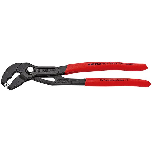 KNIPEX（クニペックス） 8551-250ASB スプリングホースクリッププライヤー（台紙付