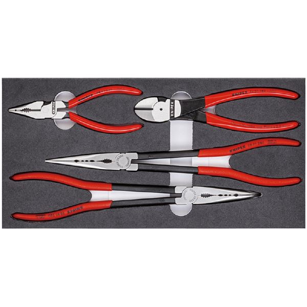 KNIPEX（クニペックス） 002001V16 プライヤーセット ウレタントレイ入り