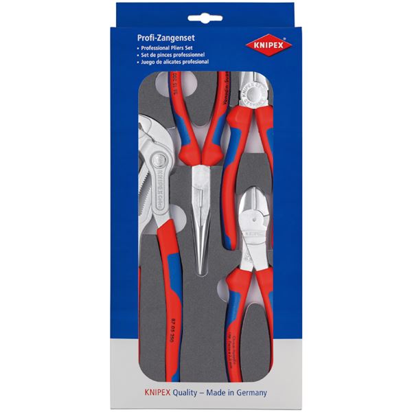 KNIPEX（クニペックス） 002001V17 プライヤーセット ウレタントレイ入り