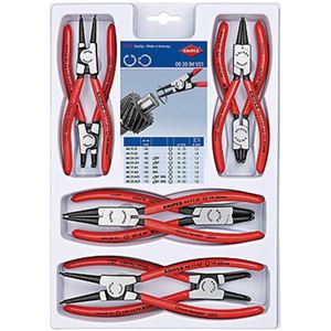 KNIPEX（クニペックス） 002004V01 スナップリングプライヤーセット（8本組）