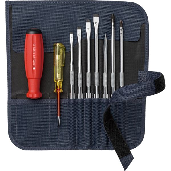 PB SWISS TOOLS 差替式ドライバーセット 8本組 グレー 8218GY-V01