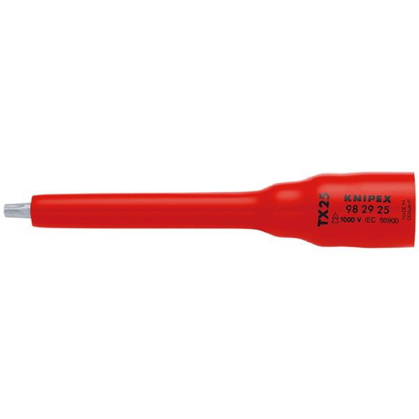 KNIPEX クニペックス ３／８ＳＱ 絶縁ソケットＴｘ２５ １０００Ｖ絶縁仕様 9829-25