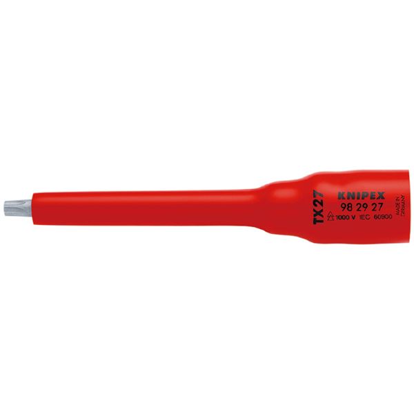 KNIPEX クニペックス ３／８ＳＱ 絶縁ソケットＴｘ２７ １０００Ｖ絶縁仕様 9829-27